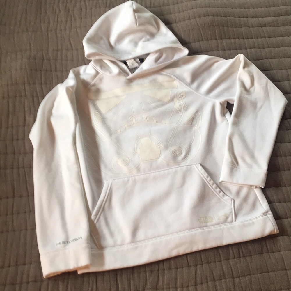 White UnderArmour Star Wars sweatshirt